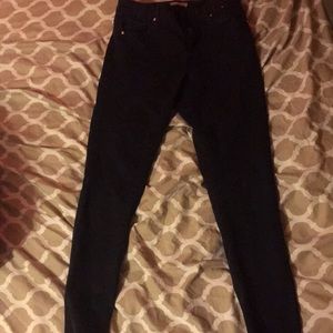 regular black pair of jeans.
